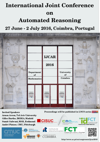 IJCAR 2016 Poster WebPage