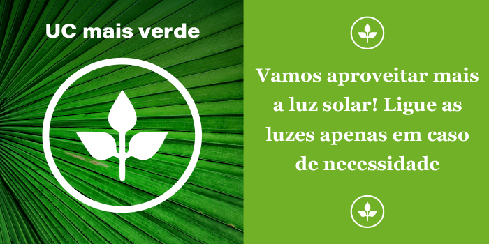 UC mais verde 22 abril