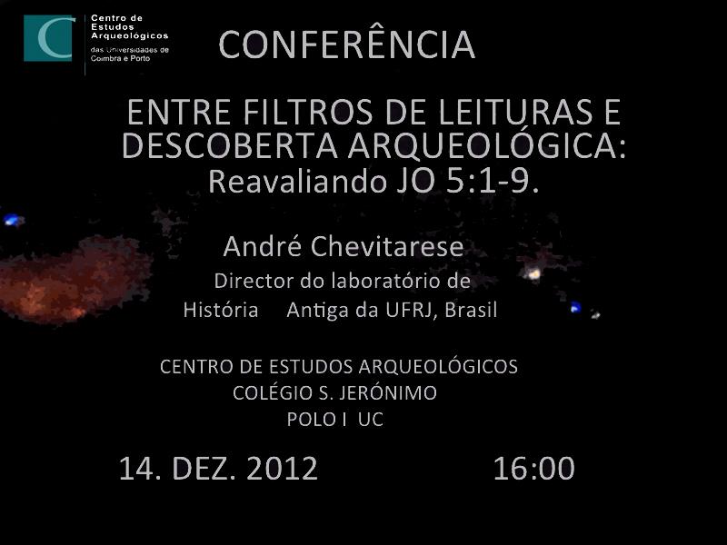 Entre Filtros de Leituras e Descoberta Arqueológica: reavaliando JO 5:1-9